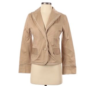 Marc by Marc Jacobs Tan Fitted Blazer, Size 4